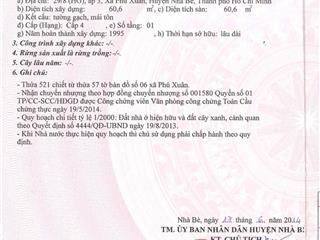 2,7 tỷ xã phú xuân, nhà bè tphcm