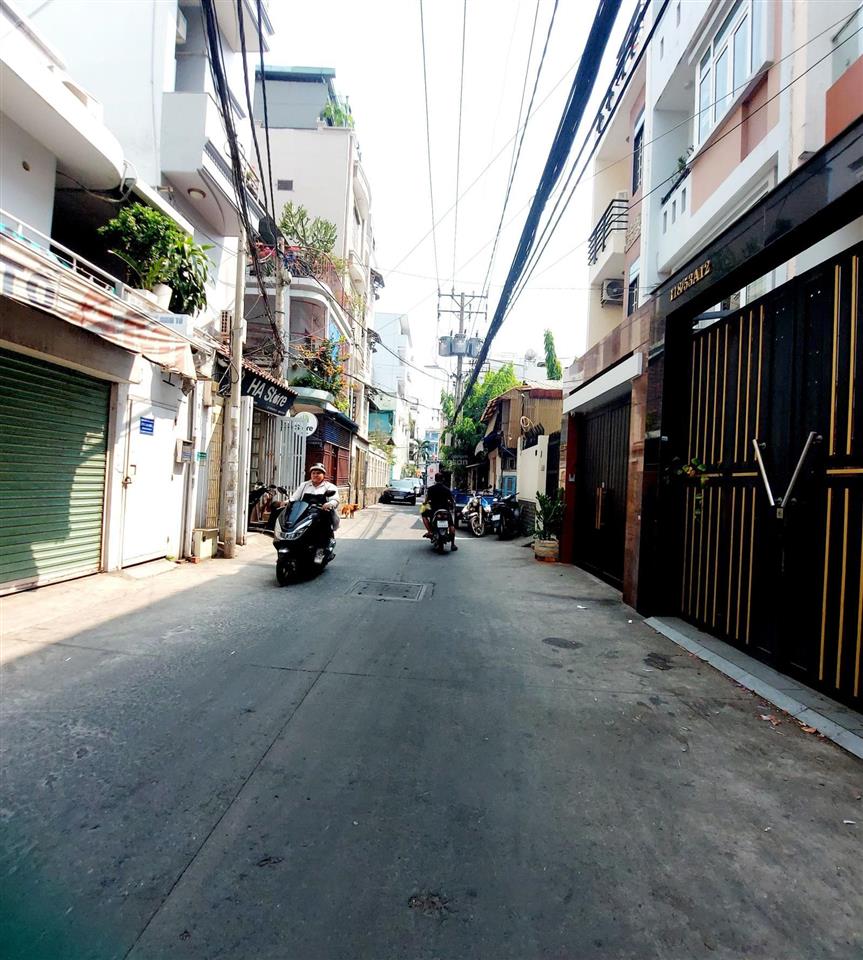 Nhà 4 tầng btct, 5 pn, hẻm xe hơi tránh, dt khủng 94m, bạch đằng, phường 24, bình thạnh