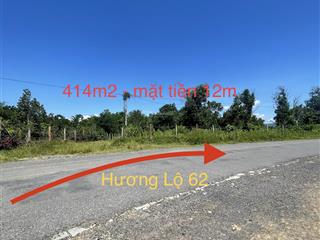 Bán lô đất 2 mặt tiền hl62, cách kcn sông cầu 600m. dt 414m2 giá bán 1,75 tỷ
