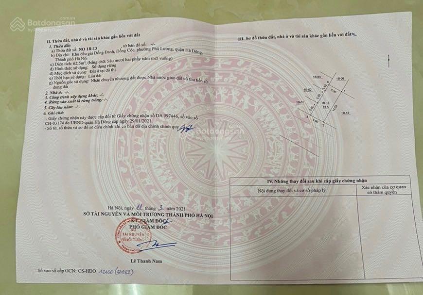 Bán nhà no1b  lk13 khu đấu đồng đanh, đồng cộc, bắc lãm, phú lương, hà đông  0909 219 ***