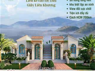 Đất sổ đỏ ở bảo lộc khu compound an ninh, view đồi liền kề cao tốc dầu giây liên giá 4,8tr