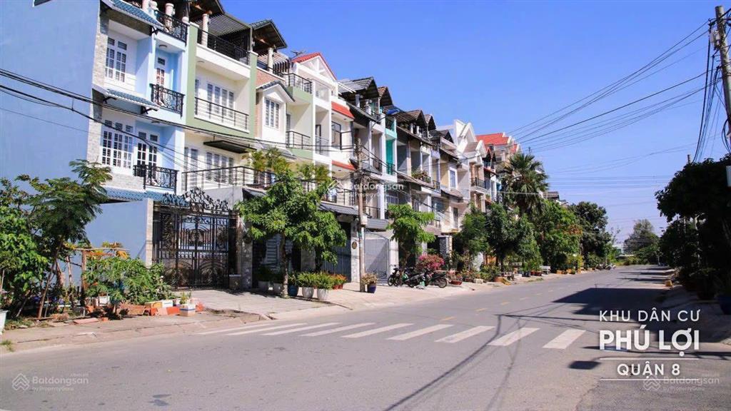 Hàng hiếm bán đất sổ đỏ mặt tiền phạm thế hiển q8, kdc phú lợi, giá tốt, sổ riêng.  0931 118 ***