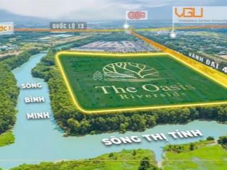 Biệt thự liền kề view sông tại oasis riverside thới hòa, bến cát, bình dương