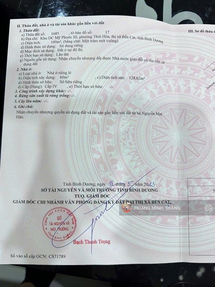 Bán nhà giá rẻ ecolakes mỹ phước, 2,85 tỷ, 5x20m2, 3pn, 3wc