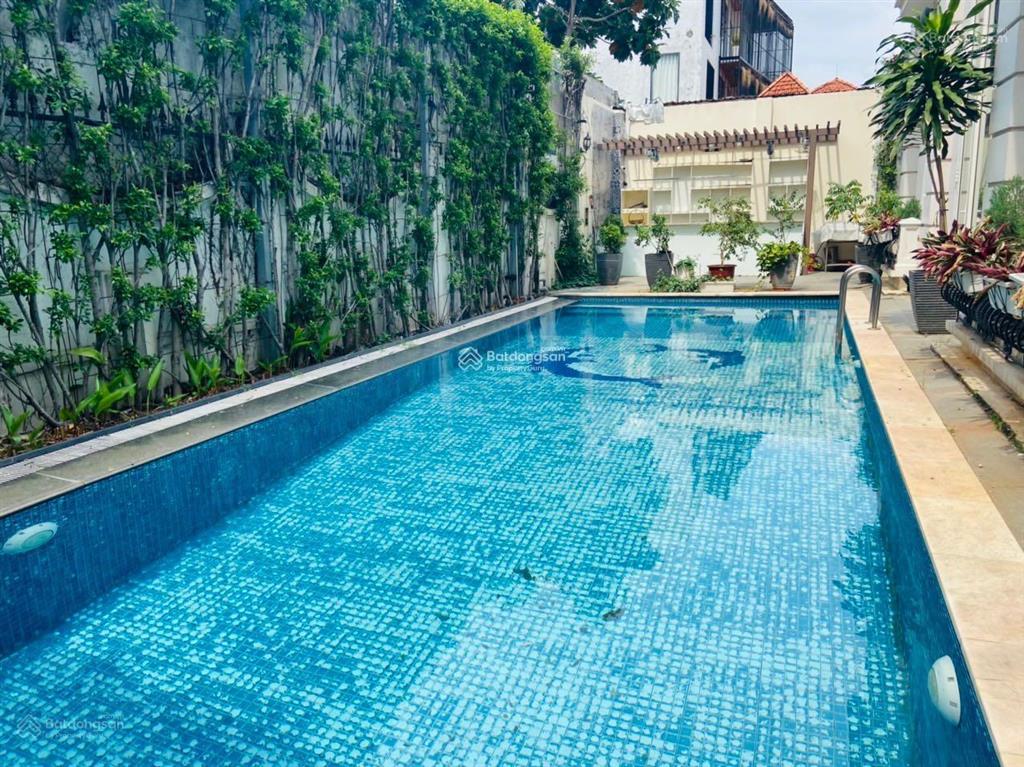 Chỉ 82 tỷ. biệt thự compound nguyễn văn hưởng, p. thảo điền. dt 11x22m 4 tầng + sân vườn, hồ bơi