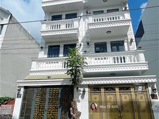 Nhà 1 trệt 3 lầu shr  hướng đông  dt 4x14m đã hoàn công  mặt tiên đường nhựa 8m  kdc ctps