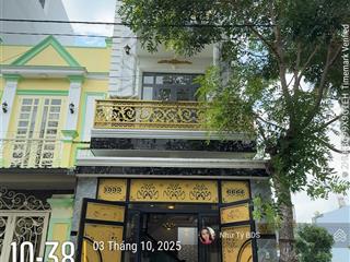 Nhà 1 trệt 3 lầu! 4pn  1 phòng thờ  5wc  có sân thượng! đường nhựa 10m kế bên cv 7 kỳ quan!