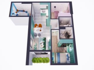 Bán gấp căn 3pn bcons avenue bằng giá hđ 2.490tỷ bao sang tên, có sẵn hđ thuê 2 năm 13tr