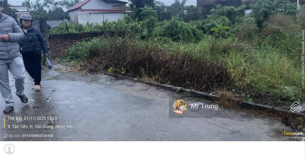 Bán đất thổ cư 47,4m2 gần ecopark, cách đhbk cs2 500m, đường 4m, xã tân tiến, văn giang, hưng yên