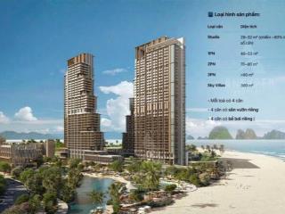 Căn hộ 6* mặt biển hạ long  bãi tắm trước thềm nhà