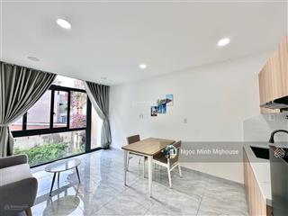 Căn hộ 1pn sang xịn, 60m2 siêu thoáng. tách bếp riêng biệt, mg riêng. ngay vòng xoay đa kao q1