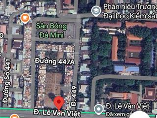 Bán lỗ lô đất q9 (bán nhanh trong tuần) giá 7.5 tỷ, cách lê văn việt chỉ 100m,khu dân cư sầm uất