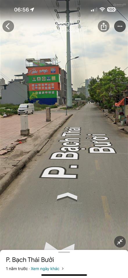 Bán đất mặt đường bạch thái bưởi, quận ngô quyền 160 triệu/m2 ngang 5m