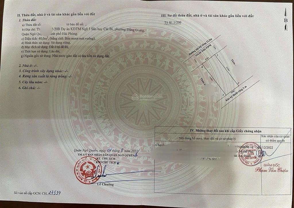 Bán 80m2 đất ngang 8m lô 20b đường lê hồng phong, giá 134 triệu/m2, sau big c