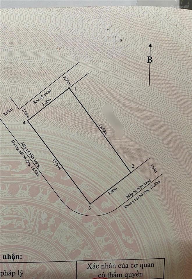 Bán lô góc hướng đông nam tại lô 26bc đường lê hồng phong quận ngô quyền