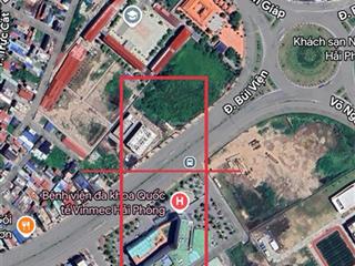 Bán 700m2 đất mặt đường bùi viện  quận lê chân gần võ nguyên giáp giá 17,5 tỷ