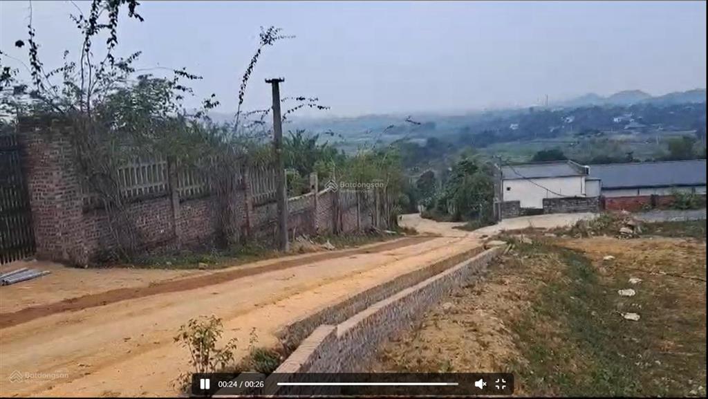 Bán đất nghỉ dưỡng view núi gần khu du lịch ba vì