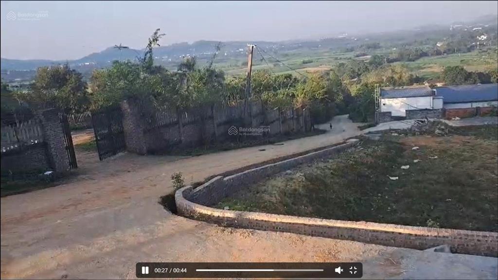 Bán đất nghỉ dưỡng view núi gần khu du lịch ba vì