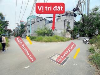 Lô góc 2 mặt tiền đường thông, 98m2 chỉ 5 tỷ