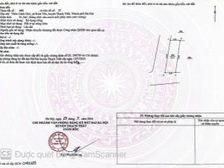 Bán đất tại thôn cánh chủ, thạch thất, hà nội, 2,2 tỷ, 61,5 m2 giá ưu đãi