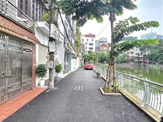 Bán nhà trần duy hưng, dt 89m2, phân lô, ô tô vào nhà, gần phố, kinh doanh, view hồ