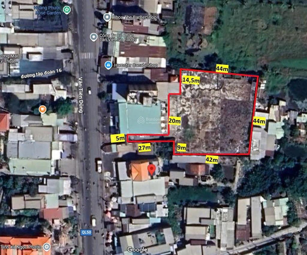 Bán 2300m² đất thổ cư mặt tiền đường ql 50, bình chánh