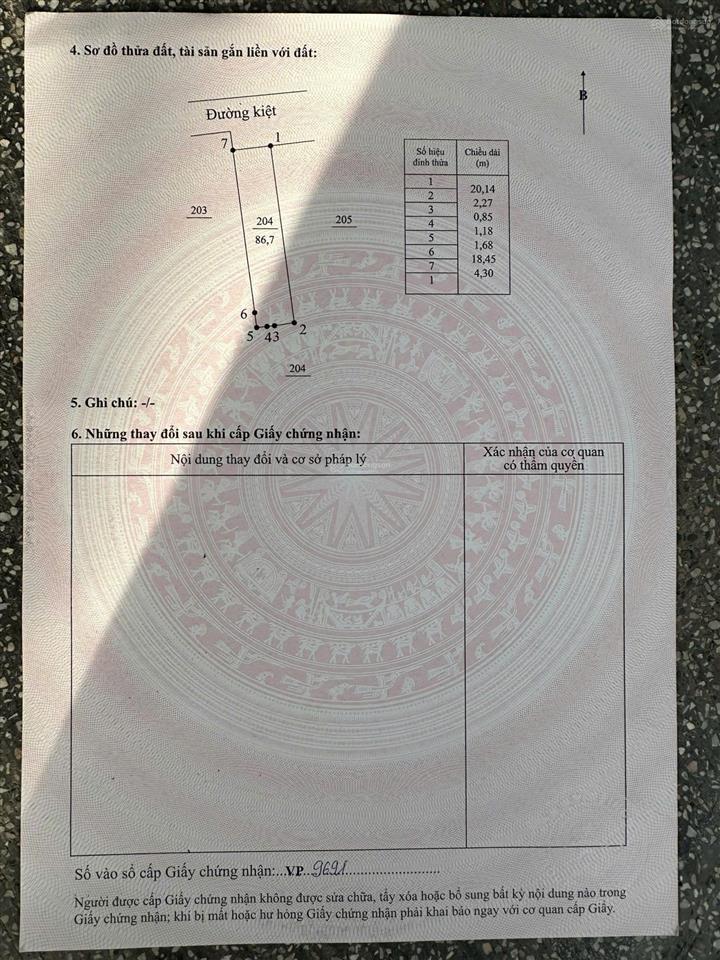 Bán đất tại kiệt lưu quang vũ, phường hòa quý, ngũ hành sơn, đà nẵng