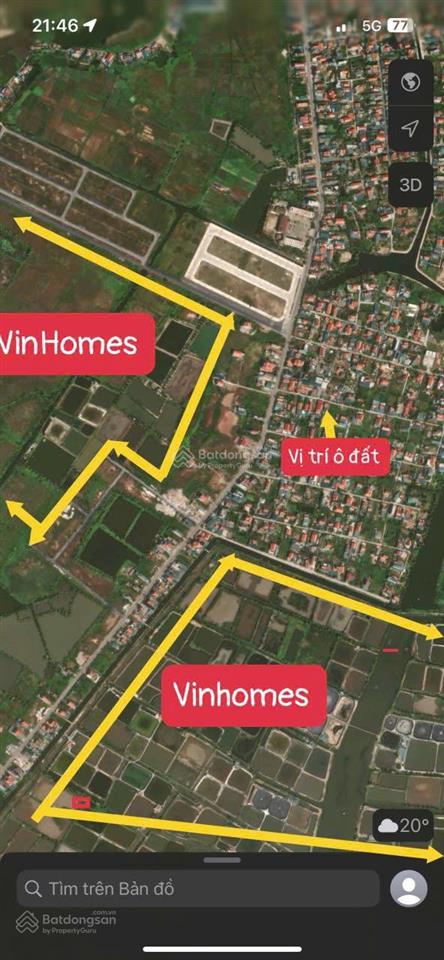 Bán ô đất thổ cư lô góc 2 mặt tiền khu 12 hà an cách dự án vinhomes 500m