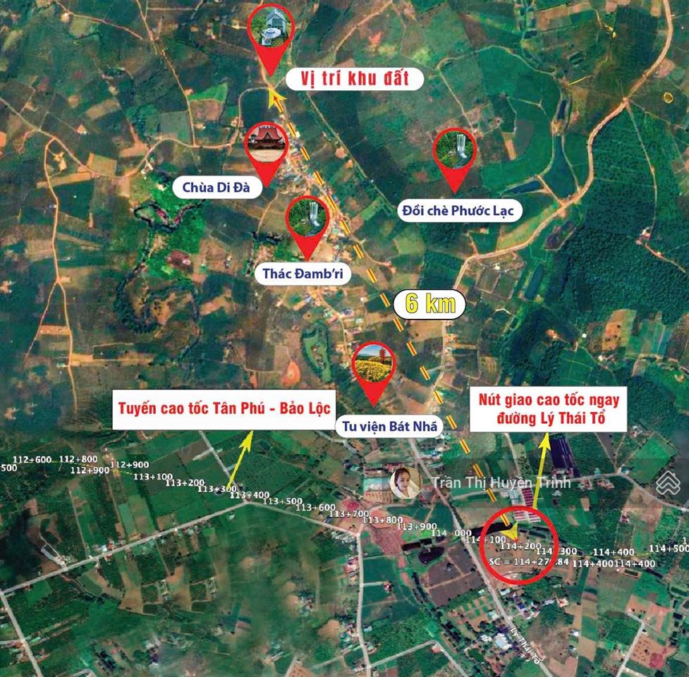 Đất rộng ôm suối vị trí cực đẹp ngay chùa di đà, giá cực mềm cho nhà đầu tư đón đầu cao tốc bảo lộc