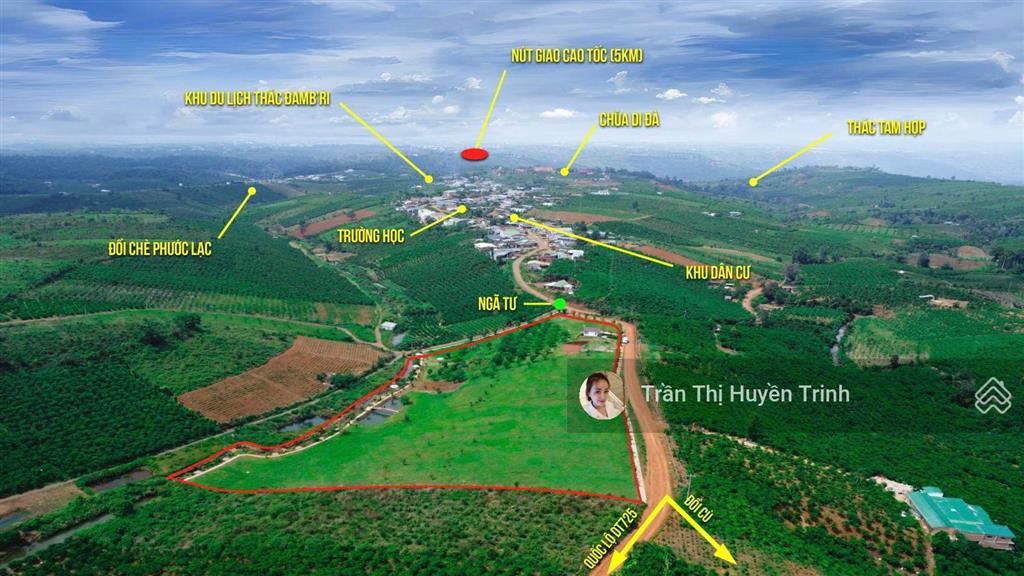 Đất rộng ôm suối vị trí cực đẹp ngay chùa di đà, giá cực mềm cho nhà đầu tư đón đầu cao tốc bảo lộc