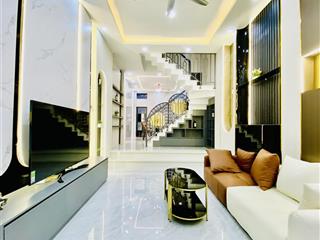 Nhà mới tặng full nội thất  hẻm xe hơi thông huỳnh văn nghệ p.15 tân bình  61m2  chỉ 8.48 tỷ