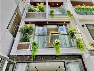 Nhà mới 5 tầng ở ngay  tặng full nội thất  phân lô hxh phan huy ích  4x16  chỉ 7.7 tỷ