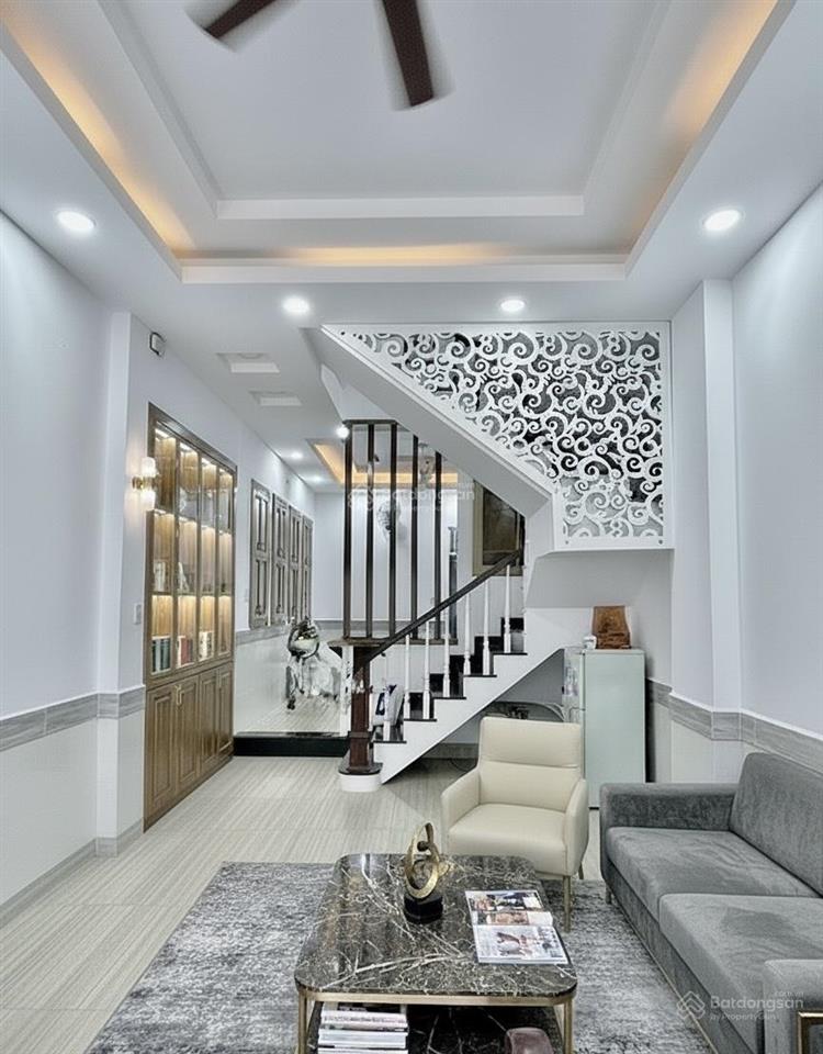 Bán nhà 4 tầng, 4pn, khu phân lô, hẻm xe hơi lê văn thọ, p11, gò vấp, ngay cv làng hoa, kế cityland