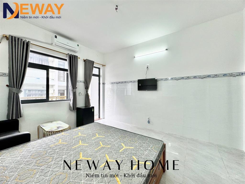 Cho thuê căn hộ mini full nội thất ban công ngay gần bà hom quận 6  phú lâm  tân hoà đông