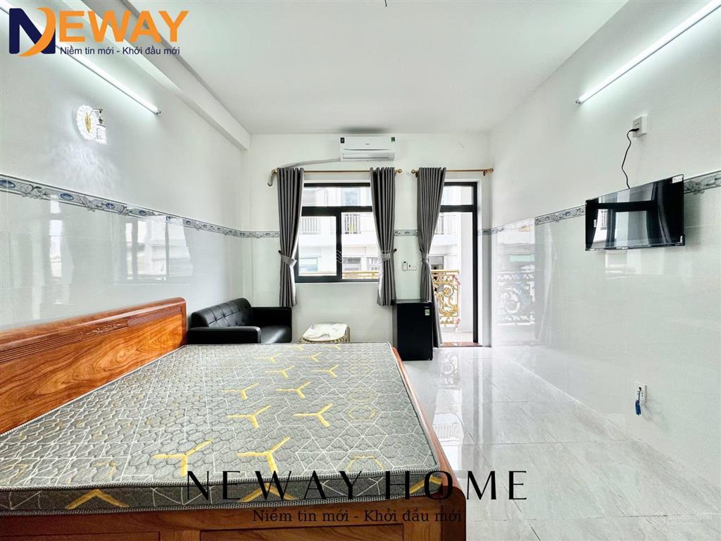 Cho thuê căn hộ mini full nội thất ban công ngay gần bà hom quận 6  phú lâm  tân hoà đông