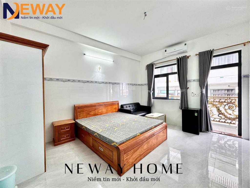 Cho thuê căn hộ mini full nội thất ban công ngay gần bà hom quận 6  phú lâm  tân hoà đông