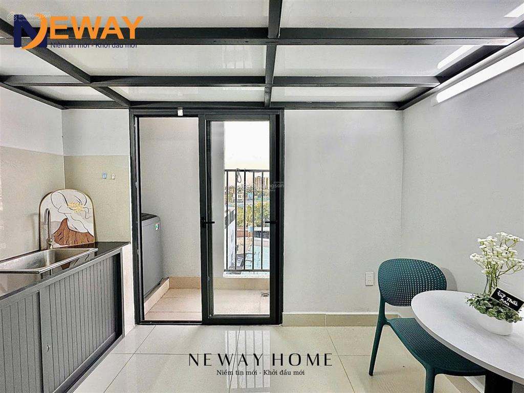 Cho thuê căn hộ ban công full nội thất ngay gần aeon bình tân  tỉnh lộ 10