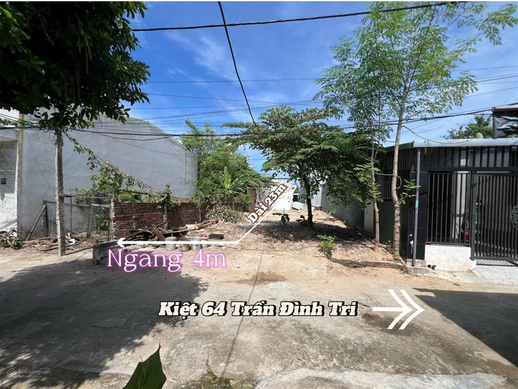 [ bán nhanh ] 90m đất k 64 trần đình tri gần biển | 2t690  hoà minh .