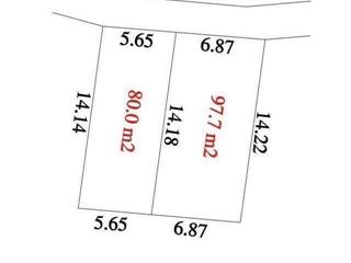 Bán 2 lô đất tại thôn an cốc thượng 80 m2 và 97.7 m2, hàng hiếm giá cực chất