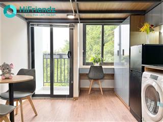 Hàng hiếm studio full nội thất  ban công  máy giặt riêng gần đảo kim cương