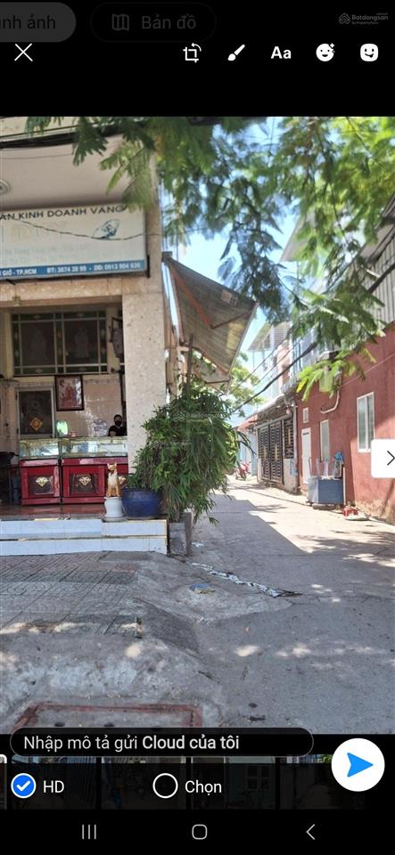 Bán đất tặng nhà cấp 4 xã bình khánh, huyện cần giờ. ngay đầu phà bình khánh. dt=104m, giá 2,2 tỷ