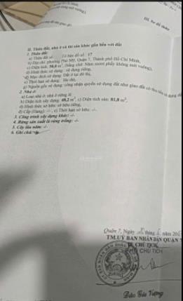 Bán nhà đường chuyên dùng 9, phường phú mỹ, quận 7, dt 50m2, giá 3,1tỷ
