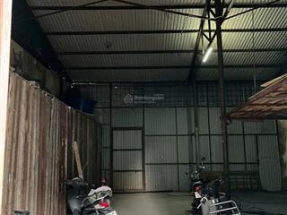 Cho thuê kho xưởng 100m2 tam trinh, cont đỗ cửa, cách 20m ra đường lớn giá 9tr