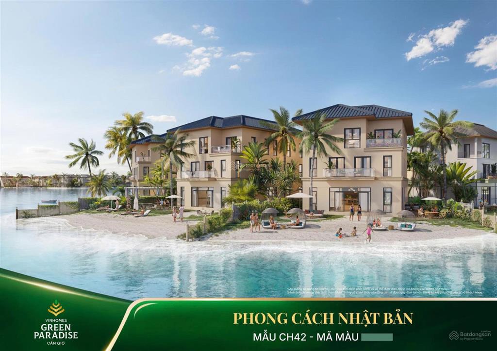 Biệt thự song lập hiếm hoi mặt biển dự án vinhomes cần giờ