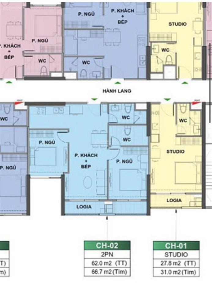 Chủ nhà cần tiền bán gấp căn 2pn 62m2 phân khu the london  vhop1