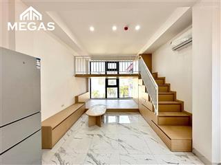 Cho thuê căn hộ studio giường tầng 2 ngủ đầy đủ nội thất nằm ngay công viên hoà bình