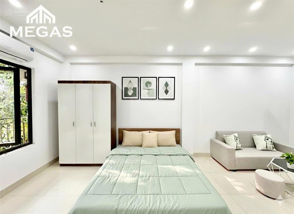 Cho thuê căn hộ studio mới keng 100% ban công cửa sổ siêu thoáng ngay học viện tài chính