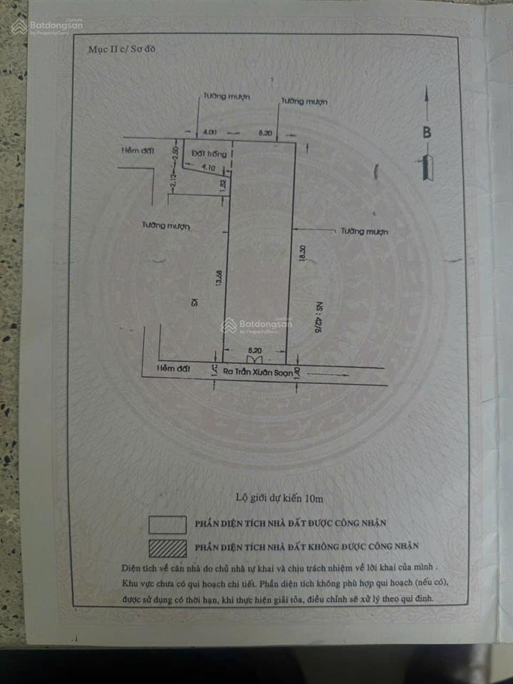 Bán đất hẻm thông 353 trần xuân soạn, phường tân hưng, tp hcm 0865 861 ***