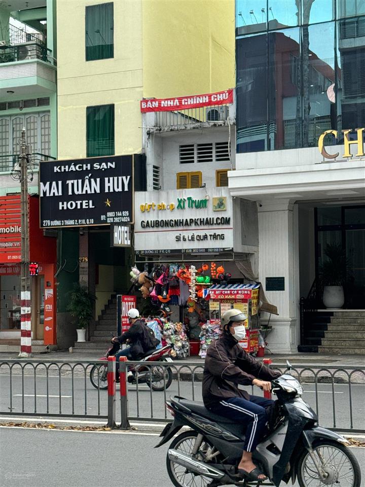 Chính chủ cần bán nhà đường 3/2, quận 10, nở hậu, kinh doanh thuận tiện