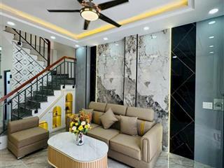 Bán nhà hxt, 4 tầng quang trung, full nội thất, 35m2 f14 gò vấp 5,48tỷ +m